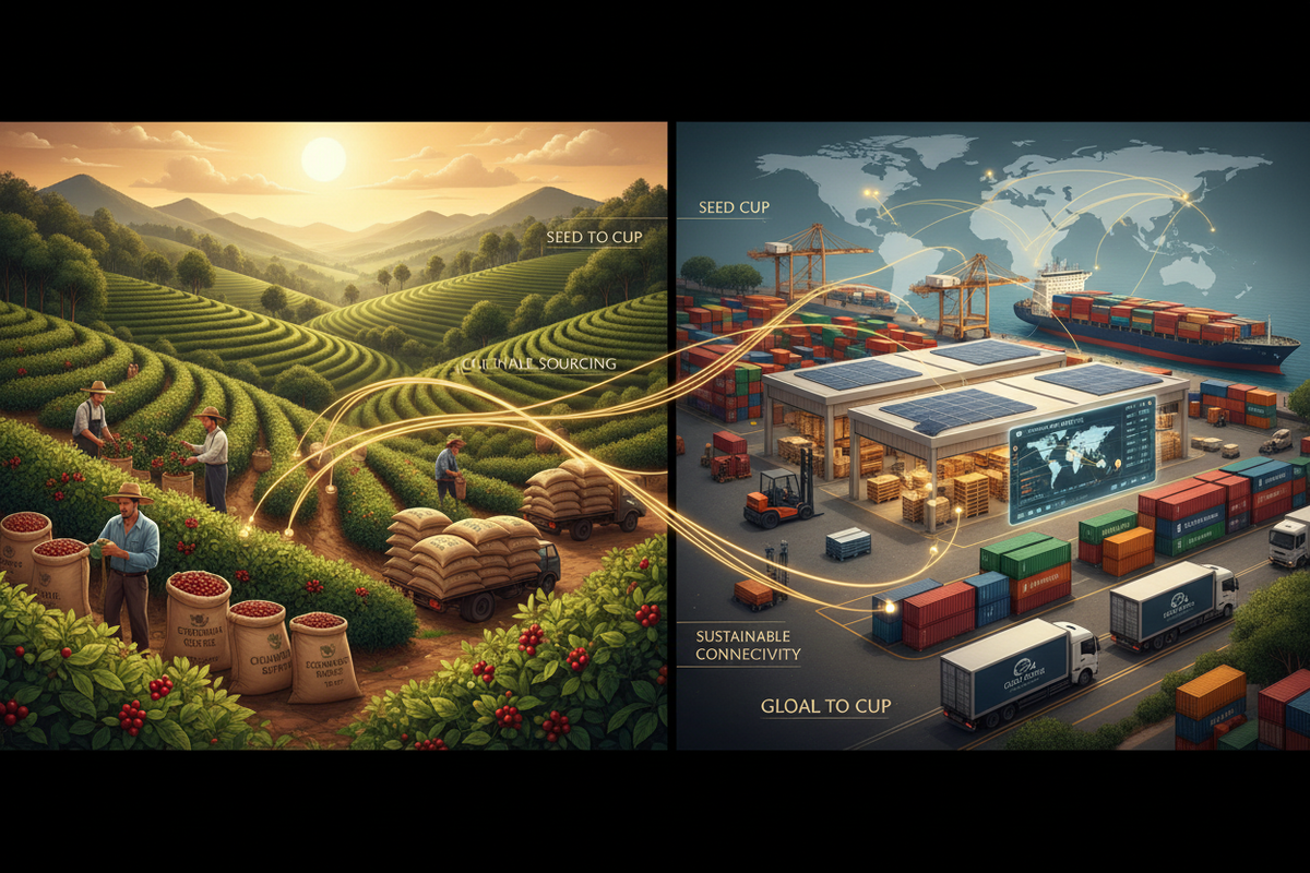 The Future of Coffee Logistics: 2026 Blockchain & Drones