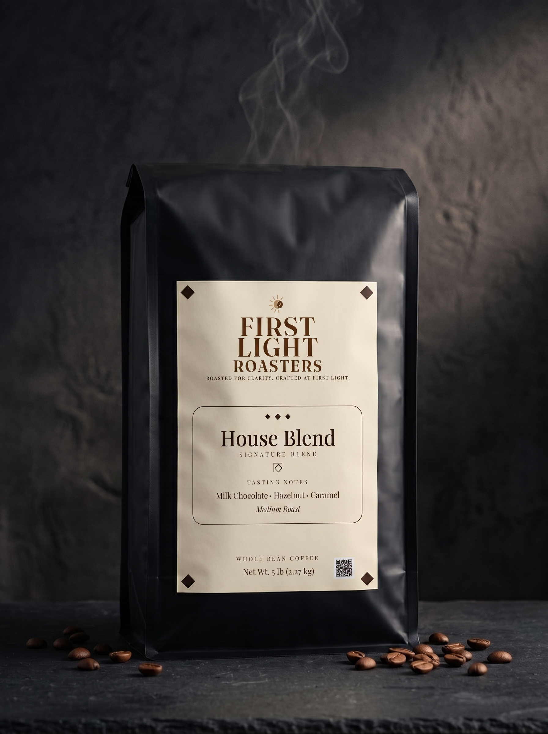 First Light Roasters House Blend 5 lb coffee bag