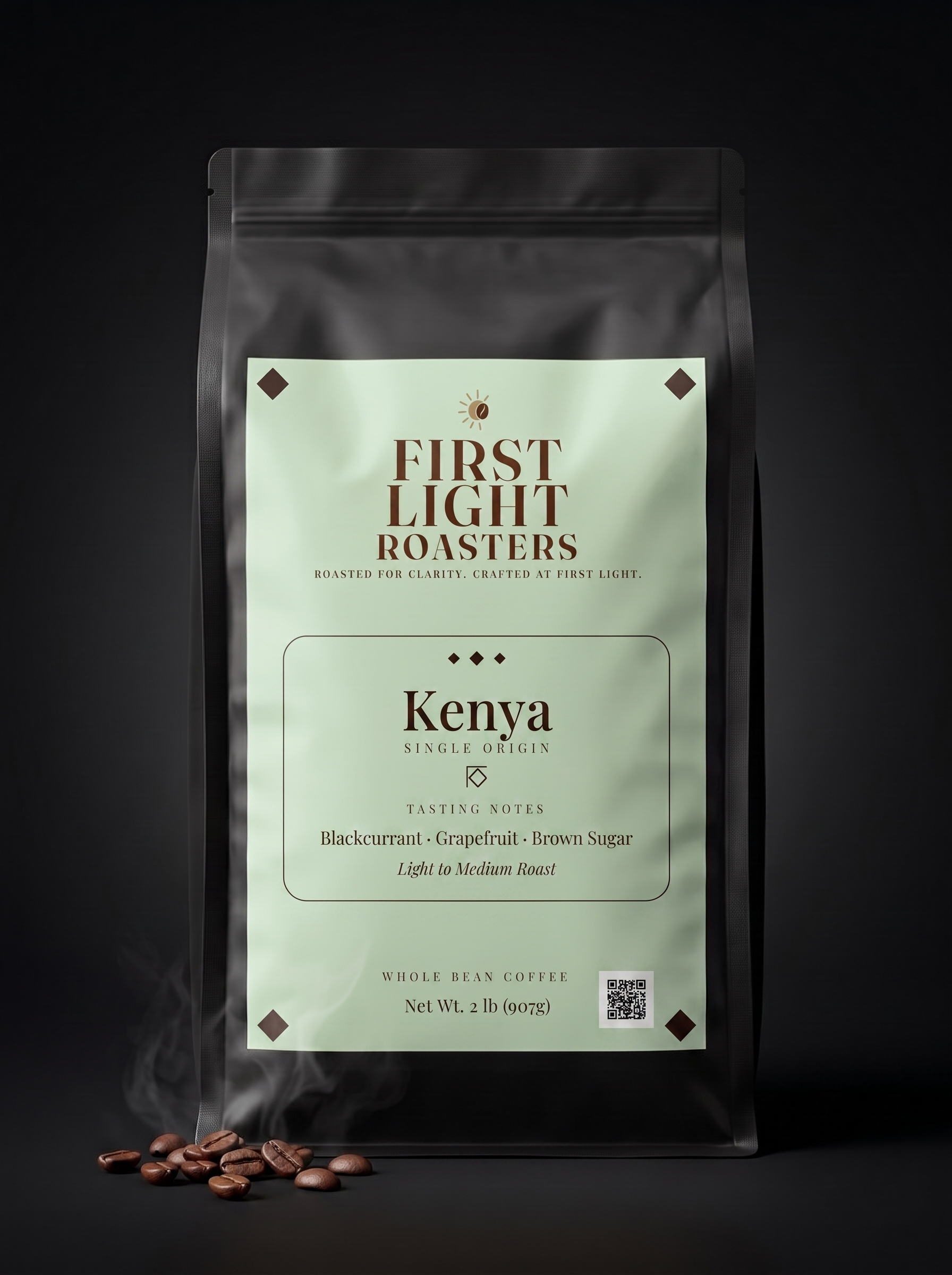 First Light Roasters Kenya AA 2 lb coffee bag
