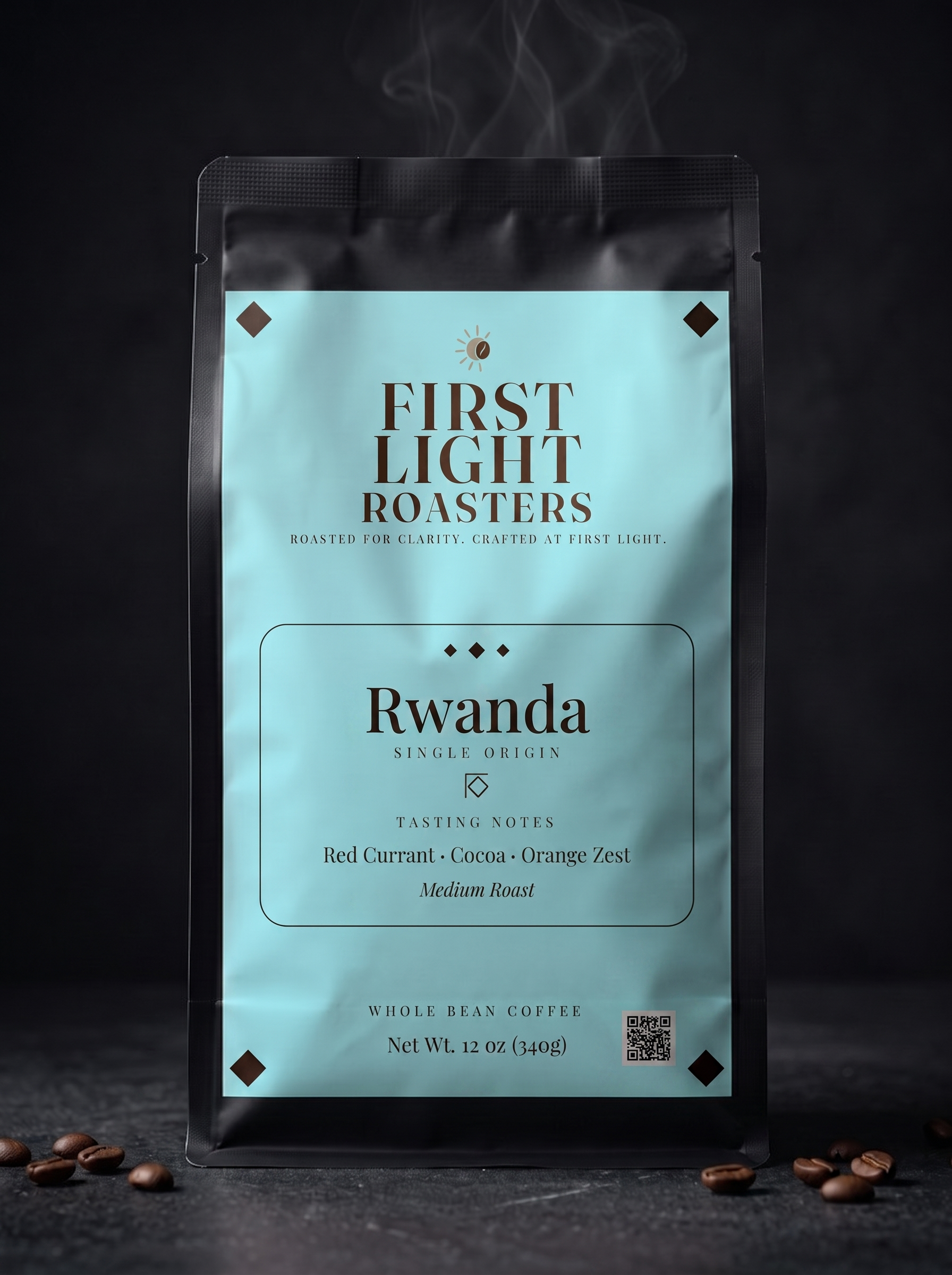 First Light Roasters Rwanda 12 oz coffee bag